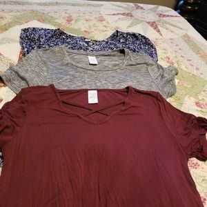 Large maternity tops bundle.